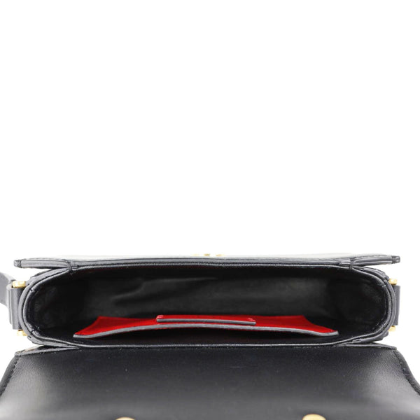 VALENTINO Garavani Supervee Small Leather Crossbody Bag Black