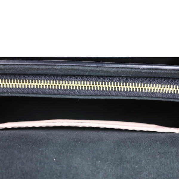 LOUIS VUITTON Lockme Tender Pochette Taurillon Leather Shoulder Bag Black