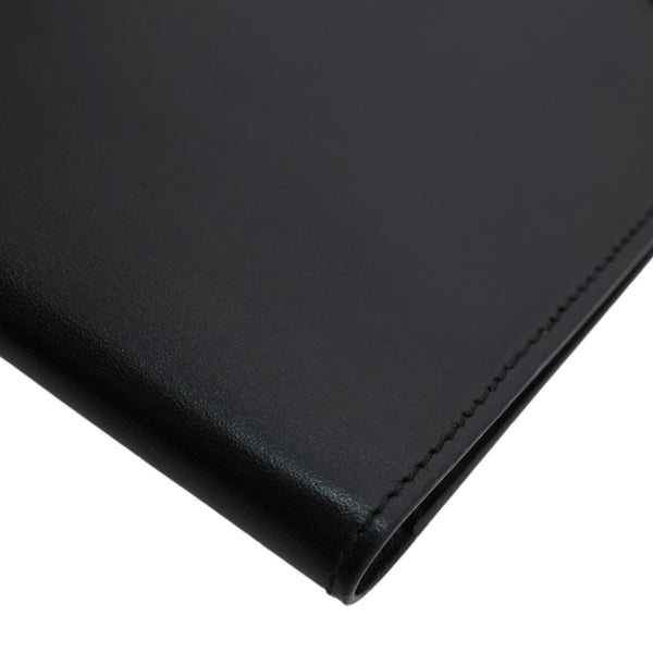 GUCCI Sherry Line Web Leather Day Planner Black
