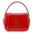 LOUIS VUITTON Pasadena Monogram Vernis Leather Shoulder Bag Red