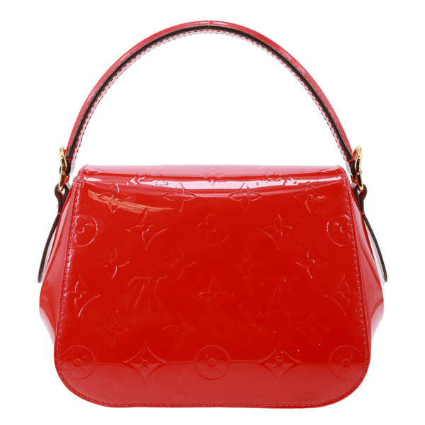 LOUIS VUITTON Pasadena Monogram Vernis Leather Shoulder Bag Red