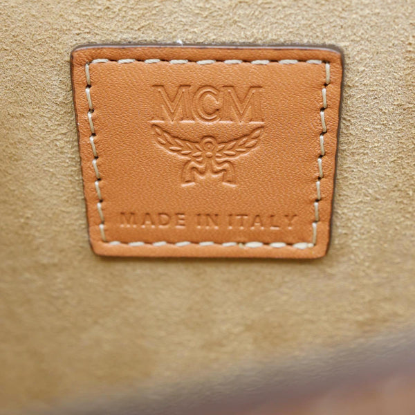 MCM Mode Travia Small  Spanish Nappa Leather Shoulder Bag Brown