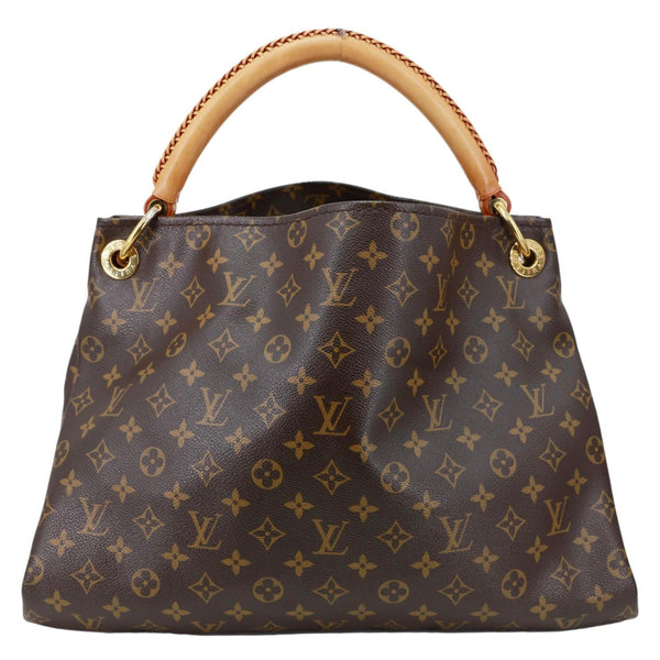 LOUIS VUITTON Artsy MM Monogram Canvas Hobo Shoulder Bag Brown
