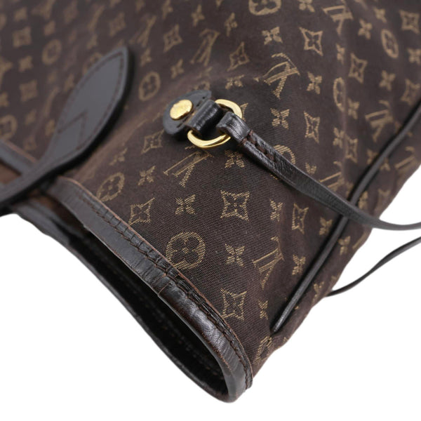 Louis Vuitton Neverfull MM Monogram Idylle Canvas Tote Bag Fusain Brown