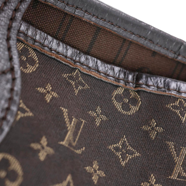 Louis Vuitton Neverfull MM Monogram Idylle Canvas Tote Bag Fusain Brown