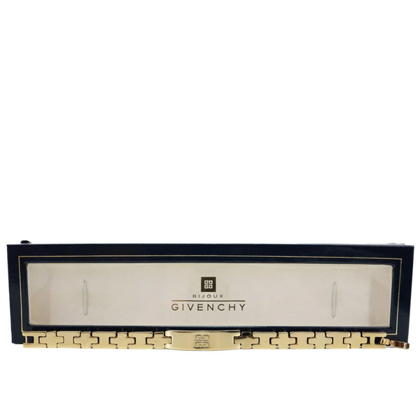 GIVENCHY Logo Metal Bracelet Gold