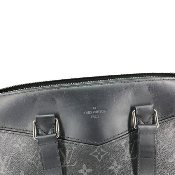 LOUIS VUITTON Explorer Monogram Eclipse Canvas Briefcase Black