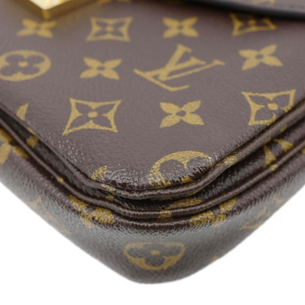 LOUIS VUITTON Metis Pochette Monogram Canvas Crossbody Bag Brown