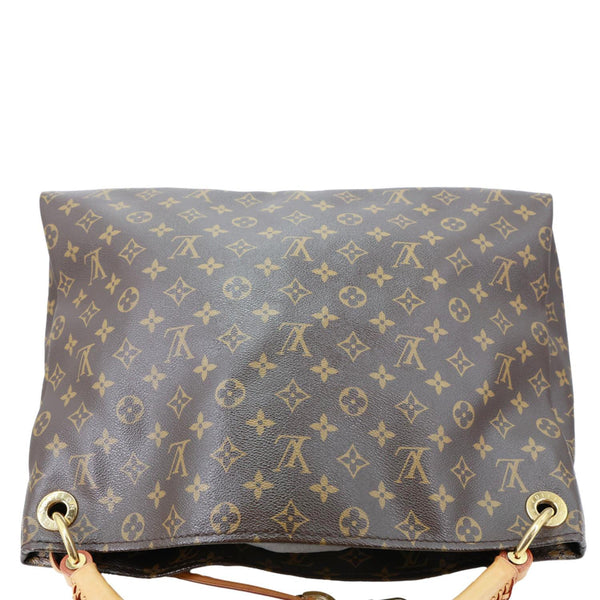 LOUIS VUITTON Artsy MM Monogram Canvas Hobo Shoulder Bag Brown