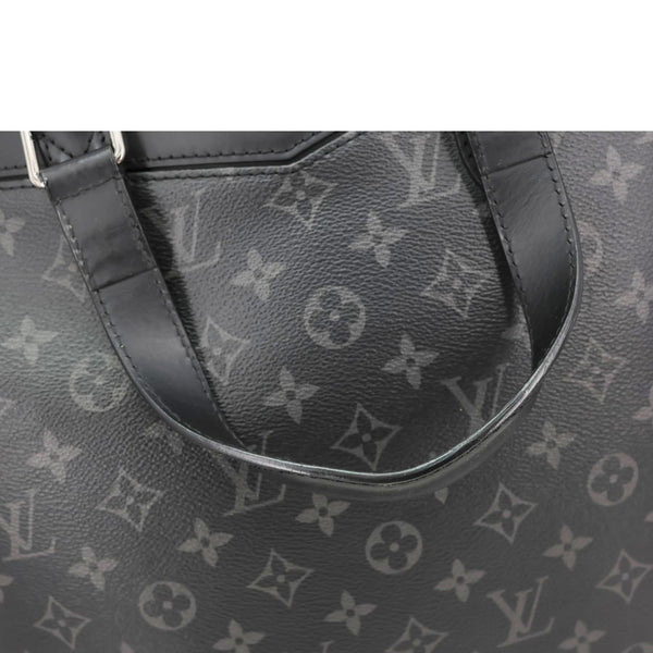 LOUIS VUITTON Explorer Monogram Eclipse Canvas Briefcase Black