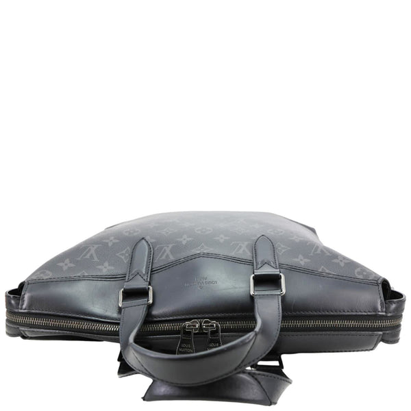 LOUIS VUITTON Explorer Monogram Eclipse Canvas Briefcase Black