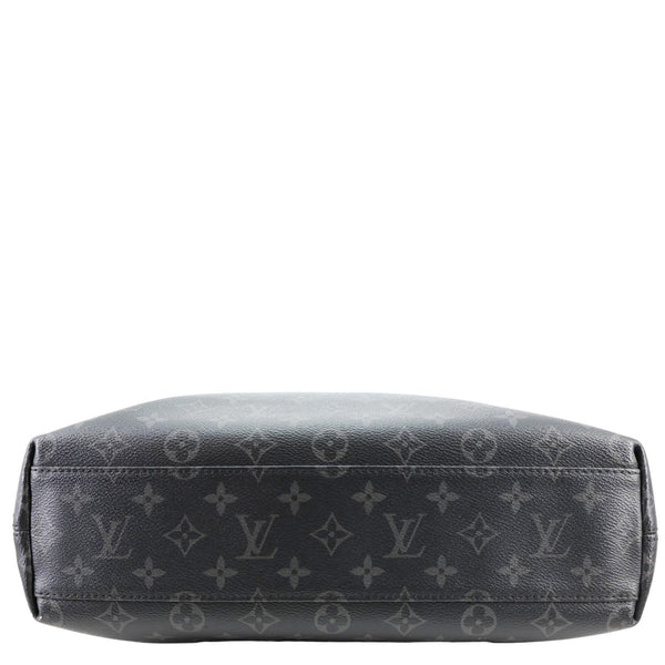 LOUIS VUITTON Explorer Monogram Eclipse Canvas Briefcase Black