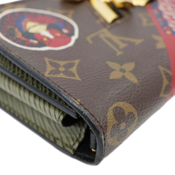 LOUIS VUITTON Kabuki Twist Epi Leather Chain Shoulder Bag Green