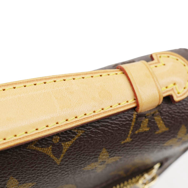 LOUIS VUITTON Metis Pochette Monogram Canvas Crossbody Bag Brown