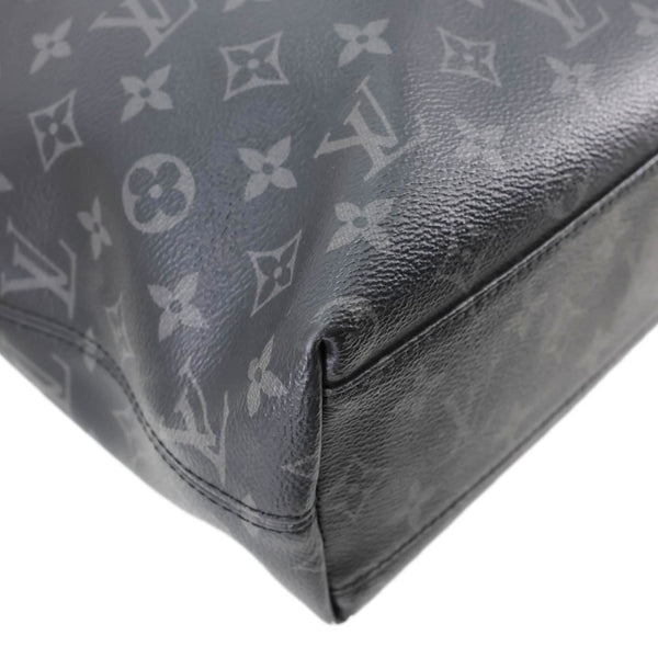 LOUIS VUITTON Explorer Monogram Eclipse Canvas Briefcase Black