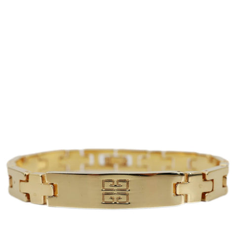 GIVENCHY Logo Metal Bracelet Gold