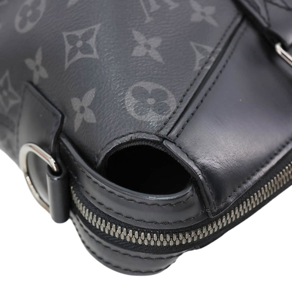 LOUIS VUITTON Explorer Monogram Eclipse Canvas Briefcase Black