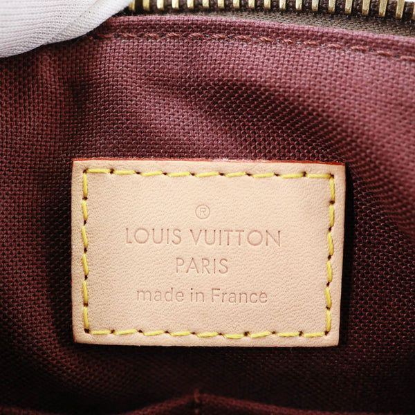 LOUIS VUITTON Rivoli PM Monogram Canvas Satchel Bag Brown