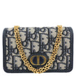 CHRISTIAN DIOR 30 Montaigne 2 In 1 Nano Jacquard Oblique Pouch Blue