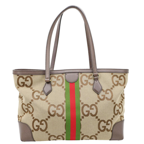 GUCCI Ophidia Medium GG Supreme Canvas Tote Bag Beige 631685