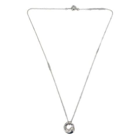 TIFFANY & CO Peretti Metal Necklace Silver
