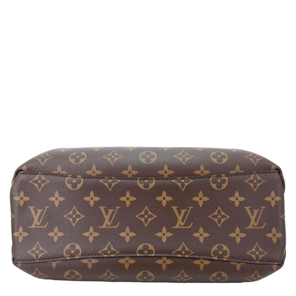 LOUIS VUITTON Rivoli PM Monogram Canvas Satchel Bag Brown