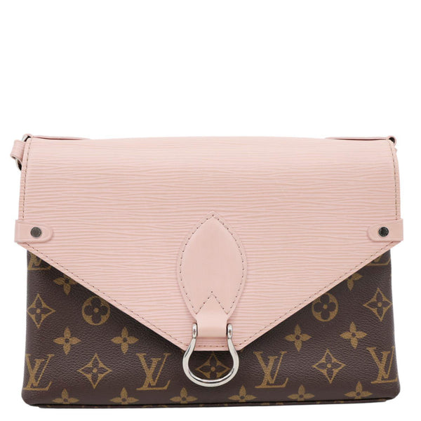 LOUIS VUITTON Saint Michel Monogram Epi Shoulder Bag Pink