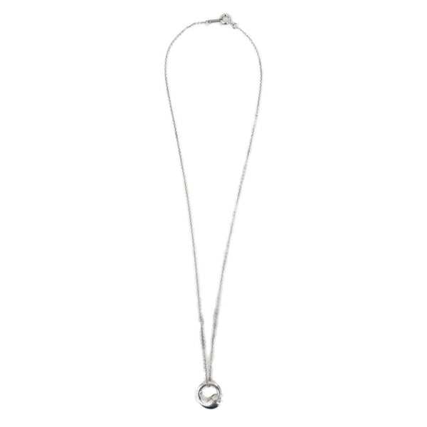 TIFFANY & CO Peretti Metal Necklace Silver