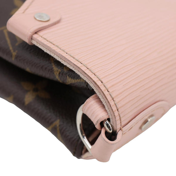 LOUIS VUITTON Saint Michel Monogram Epi Shoulder Bag Pink