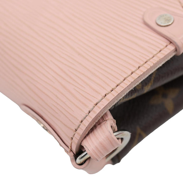 LOUIS VUITTON Saint Michel Monogram Epi Shoulder Bag Pink