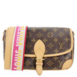 LOUIS VUITTON Diane Monogram Canvas Shoulder Bag Brown