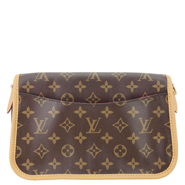LOUIS VUITTON Diane Monogram Canvas Shoulder Bag Brown