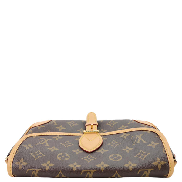 LOUIS VUITTON Diane Monogram Canvas Shoulder Bag Brown