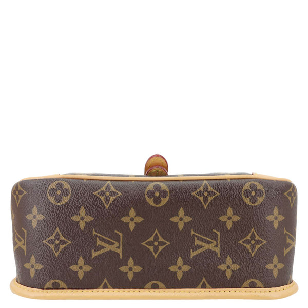 LOUIS VUITTON Diane Monogram Canvas Shoulder Bag Brown