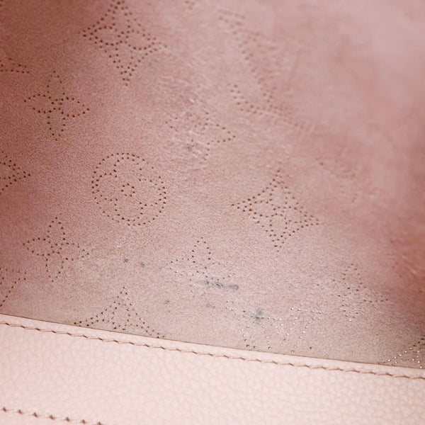 LOUIS VUITTON Hina PM Mahina Leather Crossbody Bag Magnolia