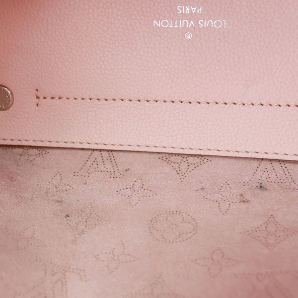 LOUIS VUITTON Hina PM Mahina Leather Crossbody Bag Magnolia