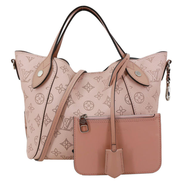 LOUIS VUITTON Hina PM Mahina Leather Crossbody Bag Magnolia