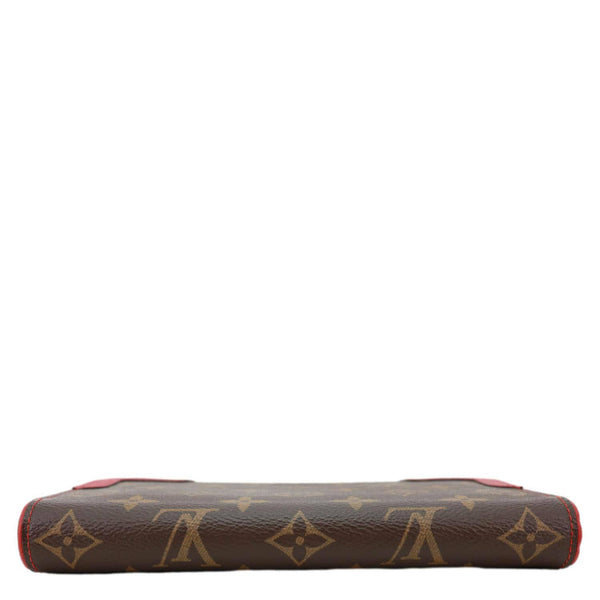 LOUIS VUITTON Retiro Monogram Canvas Zippy Wallet Cerise Red