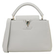 LOUIS VUITTON Capucines BB Taurillon Leather Crossbody Bag Gray