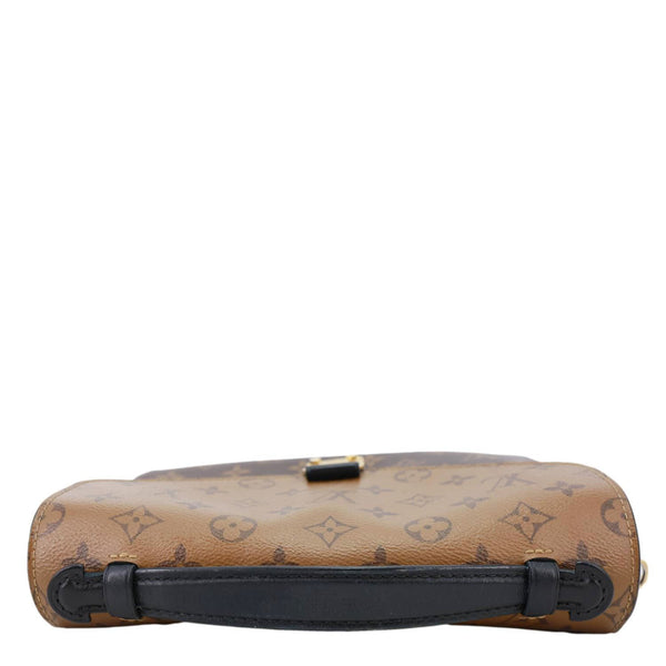 LOUIS VUITTON Metis Pochette Reverse Monogram Canvas Crossbody Bag Brown