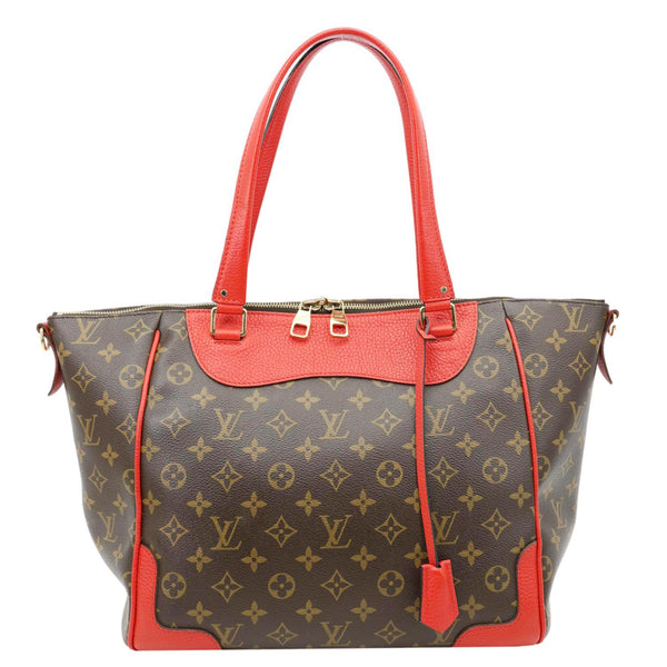 LOUIS VUITTON Estrela NM Monogram Canvas Shoulder Bag Coquelicot