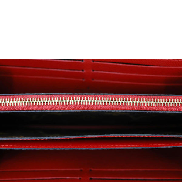 LOUIS VUITTON Retiro Monogram Canvas Zippy Wallet Cerise Red