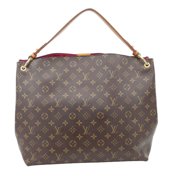 LOUIS VUITTON Graceful MM Monogram Canvas Shoulder Bag Brown