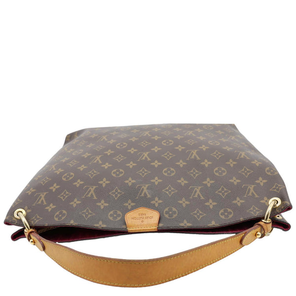 LOUIS VUITTON Graceful MM Monogram Canvas Shoulder Bag Brown