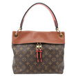 LOUIS VUITTON Tuileries Besace Monogram Canvas Hobo Bag Brown