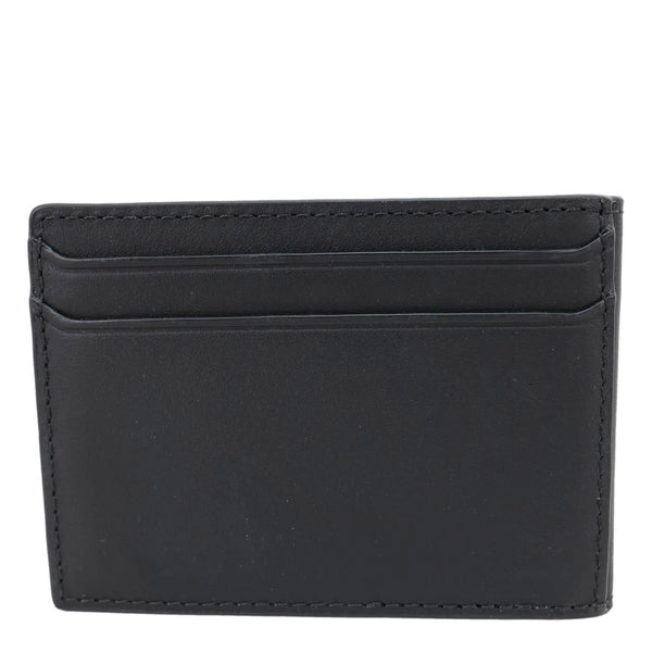 BURBERRY Leather Card Holder Black