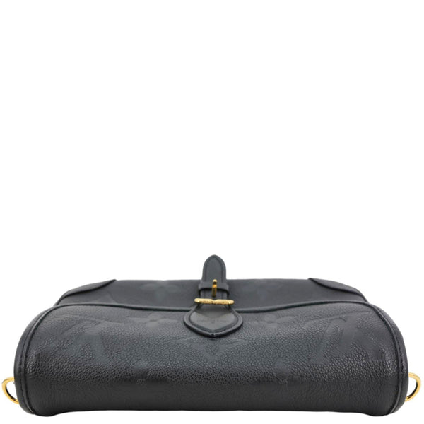 LOUIS VUITTON Diane Empreinte Leather Shoulder Bag Black