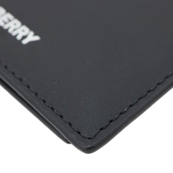 BURBERRY Leather Card Holder Black