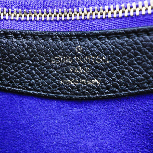 LOUIS VUITTON Diane Empreinte Leather Shoulder Bag Black