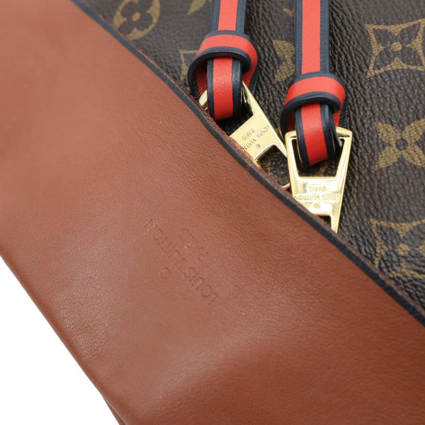 LOUIS VUITTON Tuileries Besace Monogram Canvas Hobo Bag Brown
